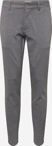 Slimfit Pantaloni chino 'Mark' di Only & Sons in grigio: frontale