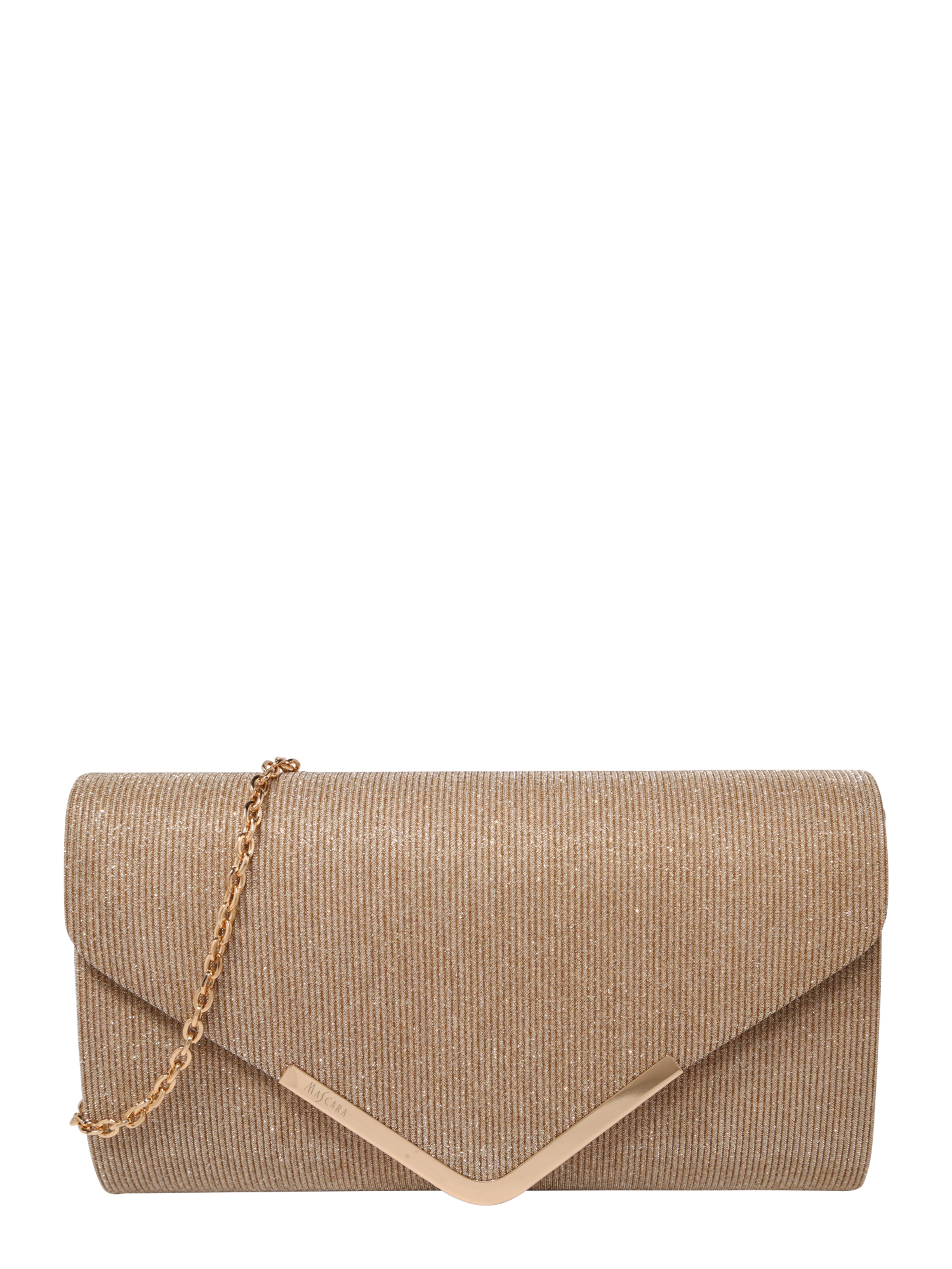 Pochette 'LETTER FOLD' di mascara in oro: frontale