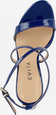 EVITA Strap Sandals 'Valeria' in Blue