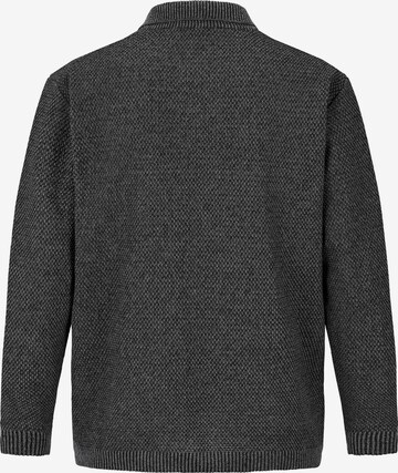 Jan Vanderstorm Comfort fit Knit Cardigan 'Asger' in Black