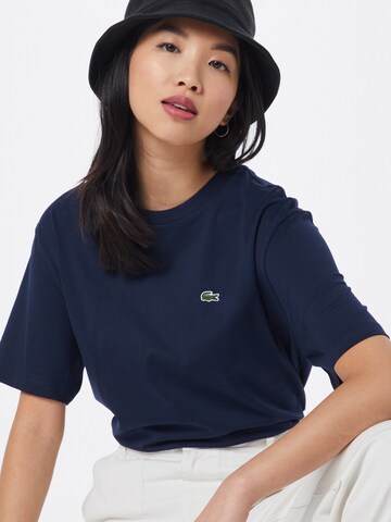 LACOSTE T-shirt i blå: framsida