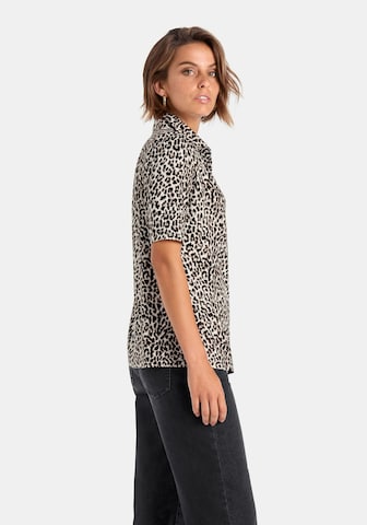 Peter Hahn Blouse 'Jersey-Bluse mit 1/2-Arm' in Brown