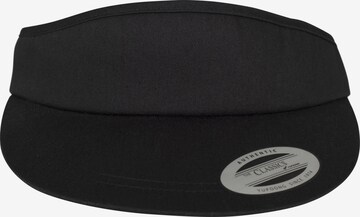 Flexfit Cap 'Flat Round Visor' in Black