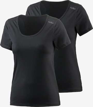 ODLO Performance Shirt 'Cubic' in Black: front