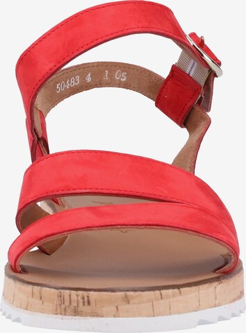 Sandales à lanières Paul Green en rouge