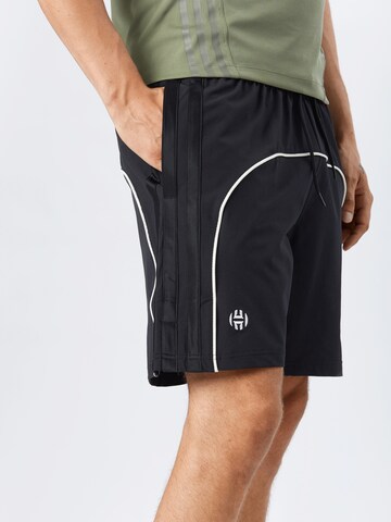 ADIDAS PERFORMANCE Regular Sportbroek 'Harden' in Zwart