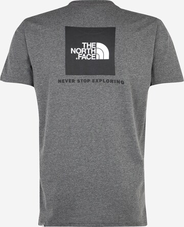 THE NORTH FACE Regular fit Performance Shirt 'Red Box' in Grey