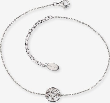 Engelsrufer Foot Jewelry 'Lebensbaum, ERF-Liltree' in Silver: front