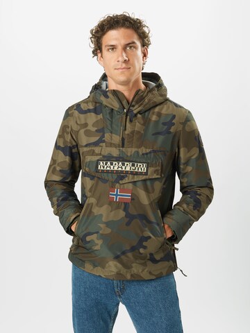 NAPAPIJRI Between-season jacket 'Rainforest' in Green: front