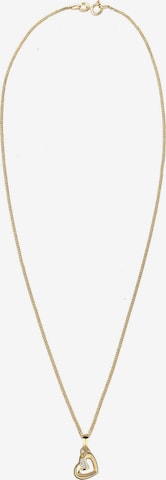 Elli DIAMONDS Ketting 'Herz' in Goud: voorkant