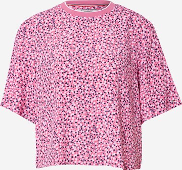 Maglietta di Tommy Jeans in rosa: frontale