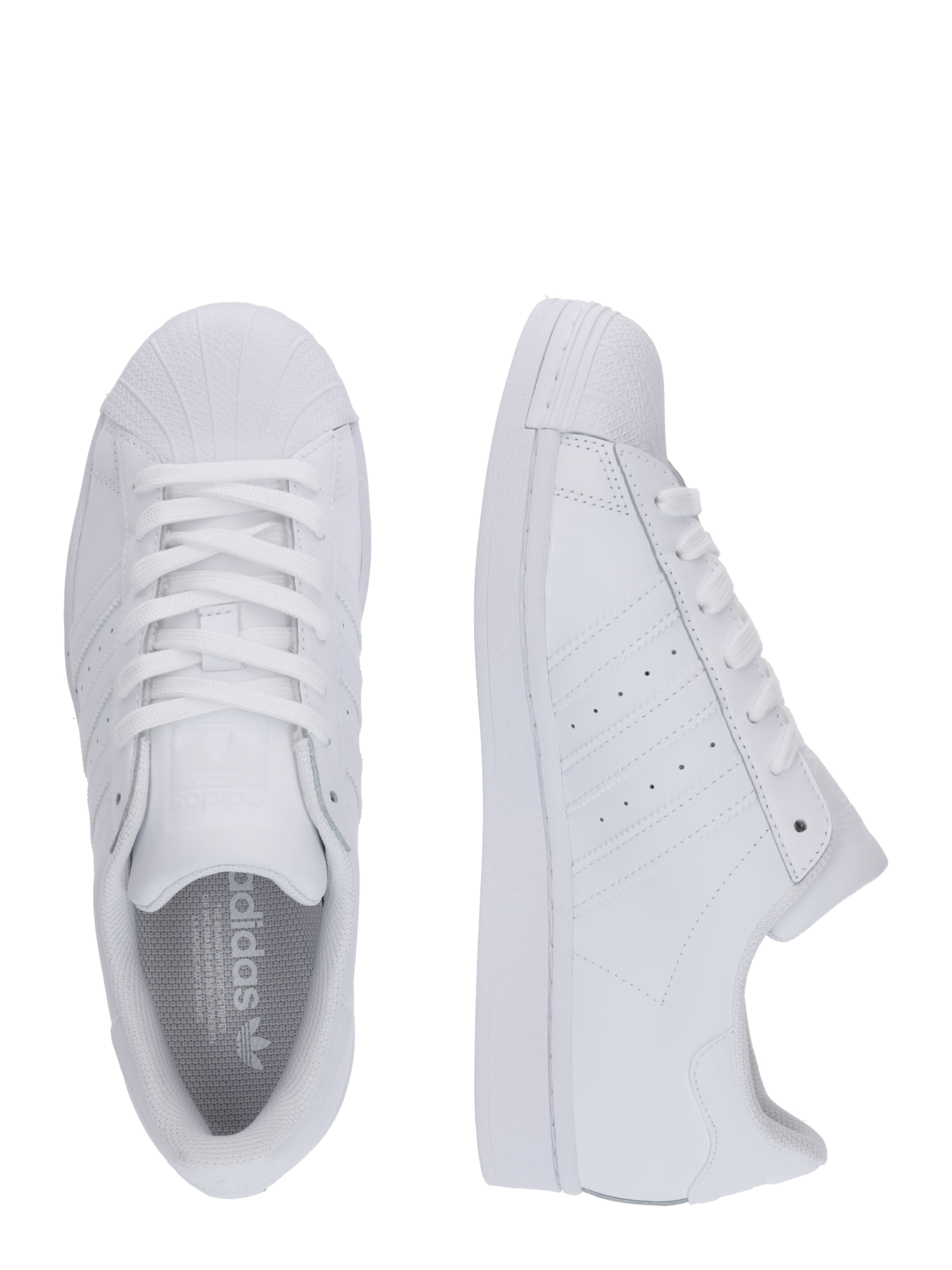 ADIDAS ORIGINALS Σνίκερ χαμηλό 'Superstar' σε λευκό: πλευρά