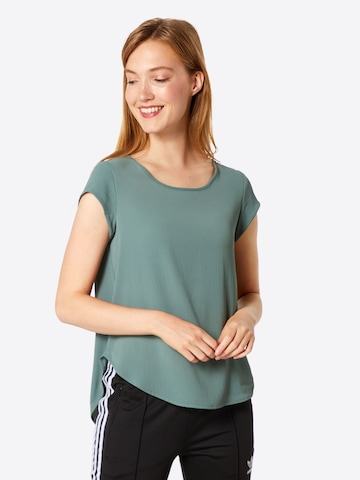 ONLY Blouse 'VIC' in Groen: voorkant