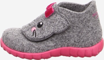 SUPERFIT - Pantufa 'Happy' em cinzento: lateral