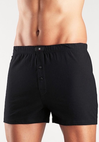 H.I.S - Calzoncillo boxer en negro: frente