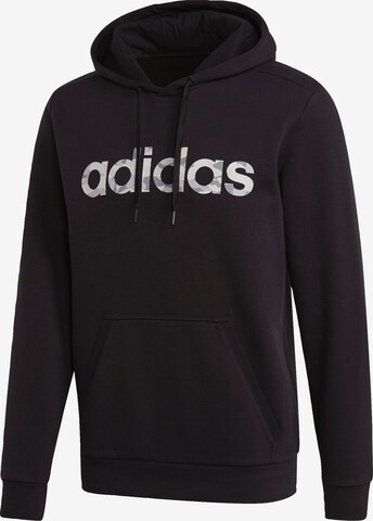 melns ADIDAS PERFORMANCE Sportiska tipa džemperis 'Essential'