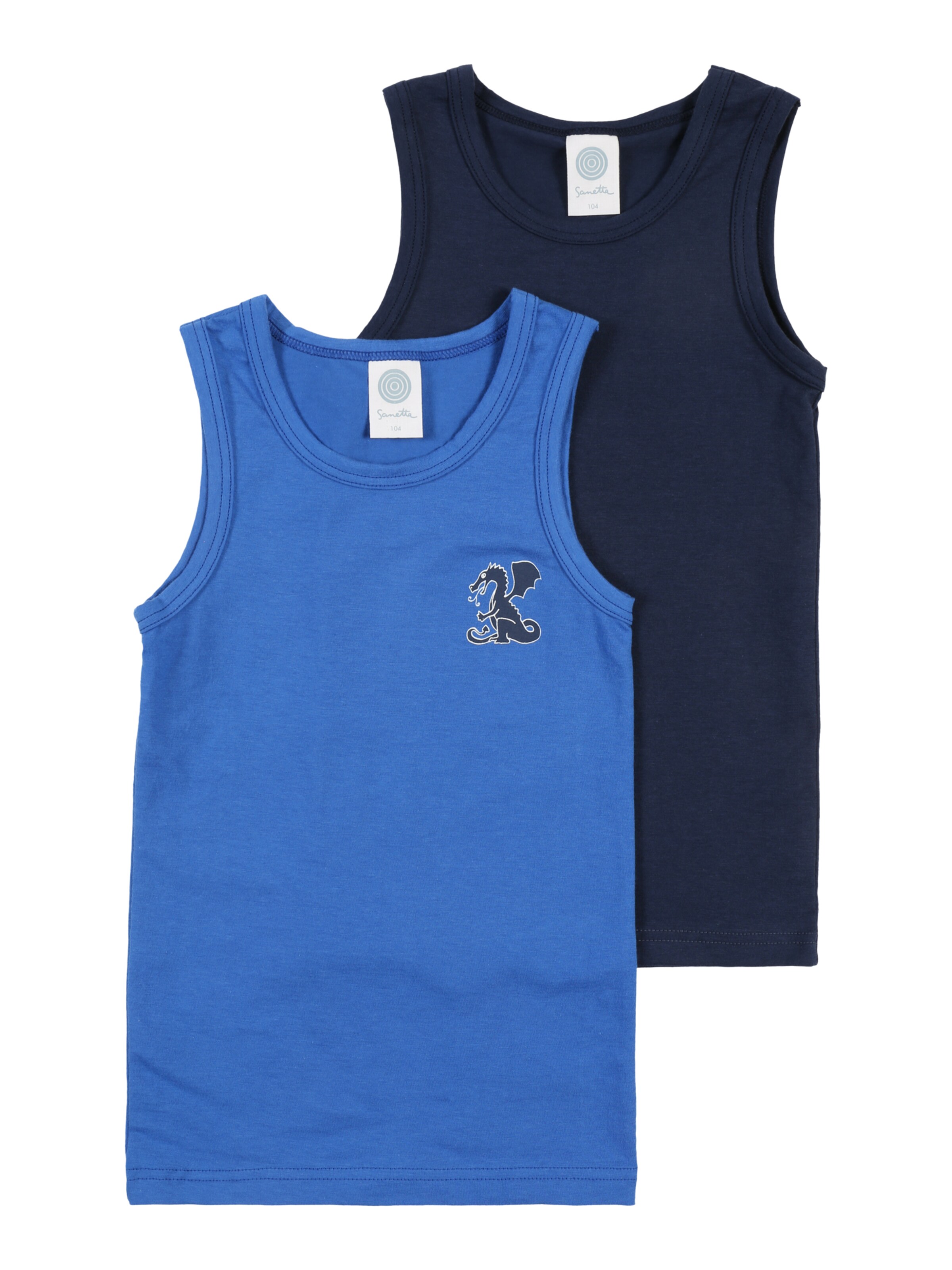 SANETTA - Onderhemd in de kleur Hemelsblauw