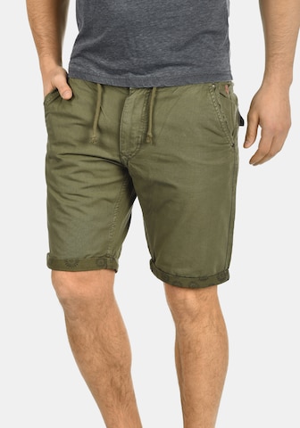 BLEND Regular Chino Pants 'Claudio' in Green: front