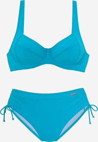 Bikini LASCANA en bleu : devant