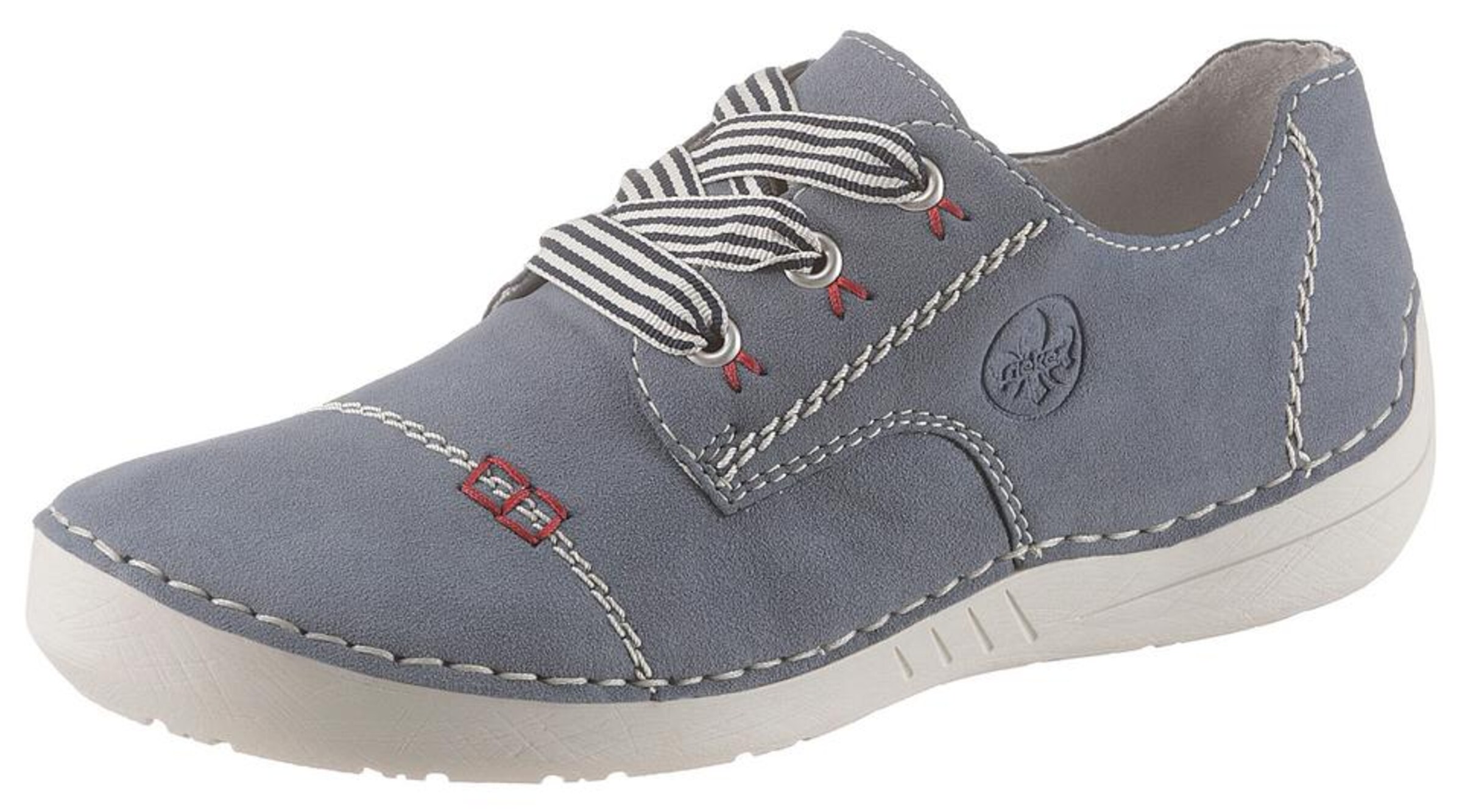 Rieker Schnürschuh in Blau: Vorderseite