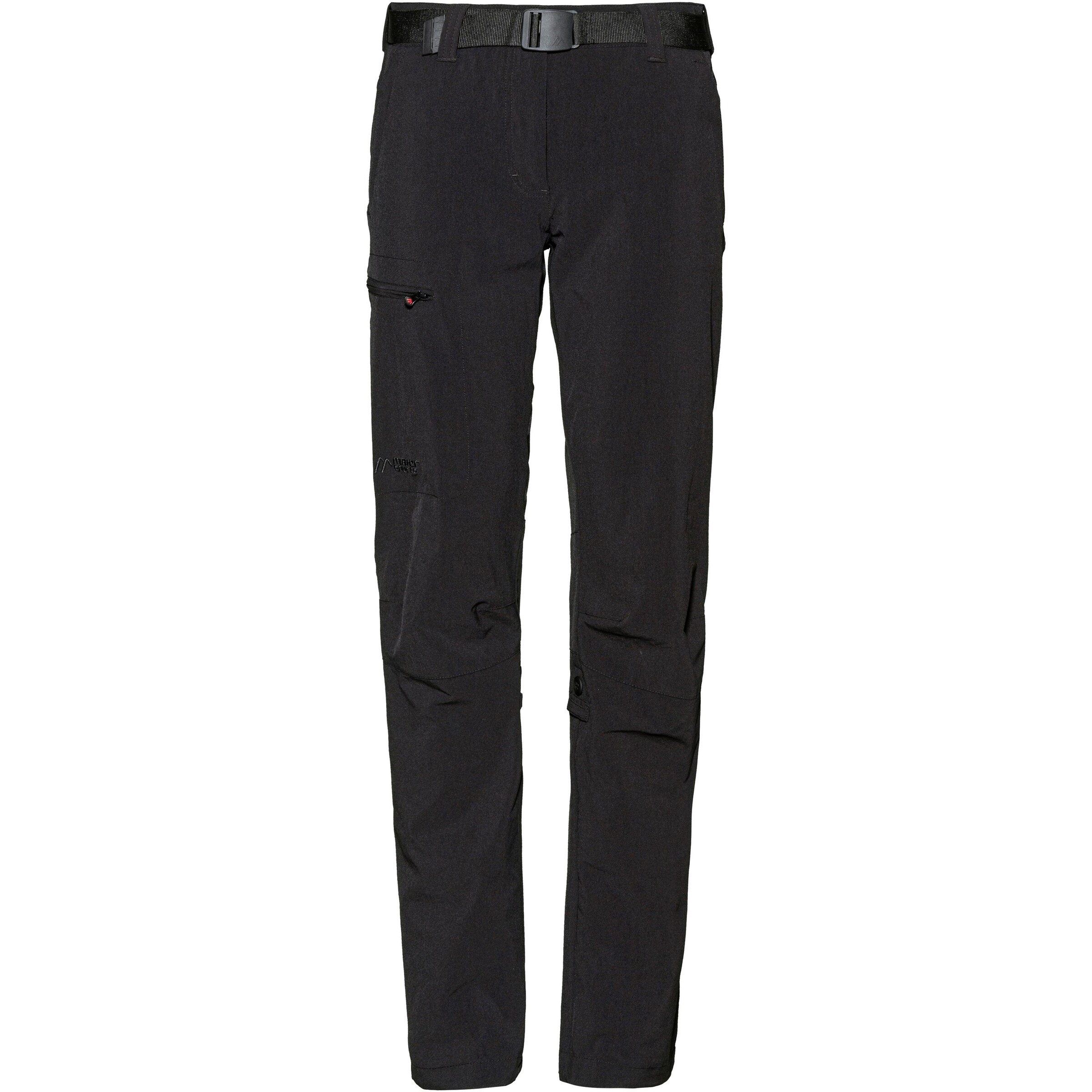 Maier Sports Regular Outdoor Pants 'Lulaka' in Black: front