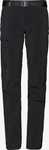 Maier Sports Regular Outdoor Pants 'Lulaka' in Black: front