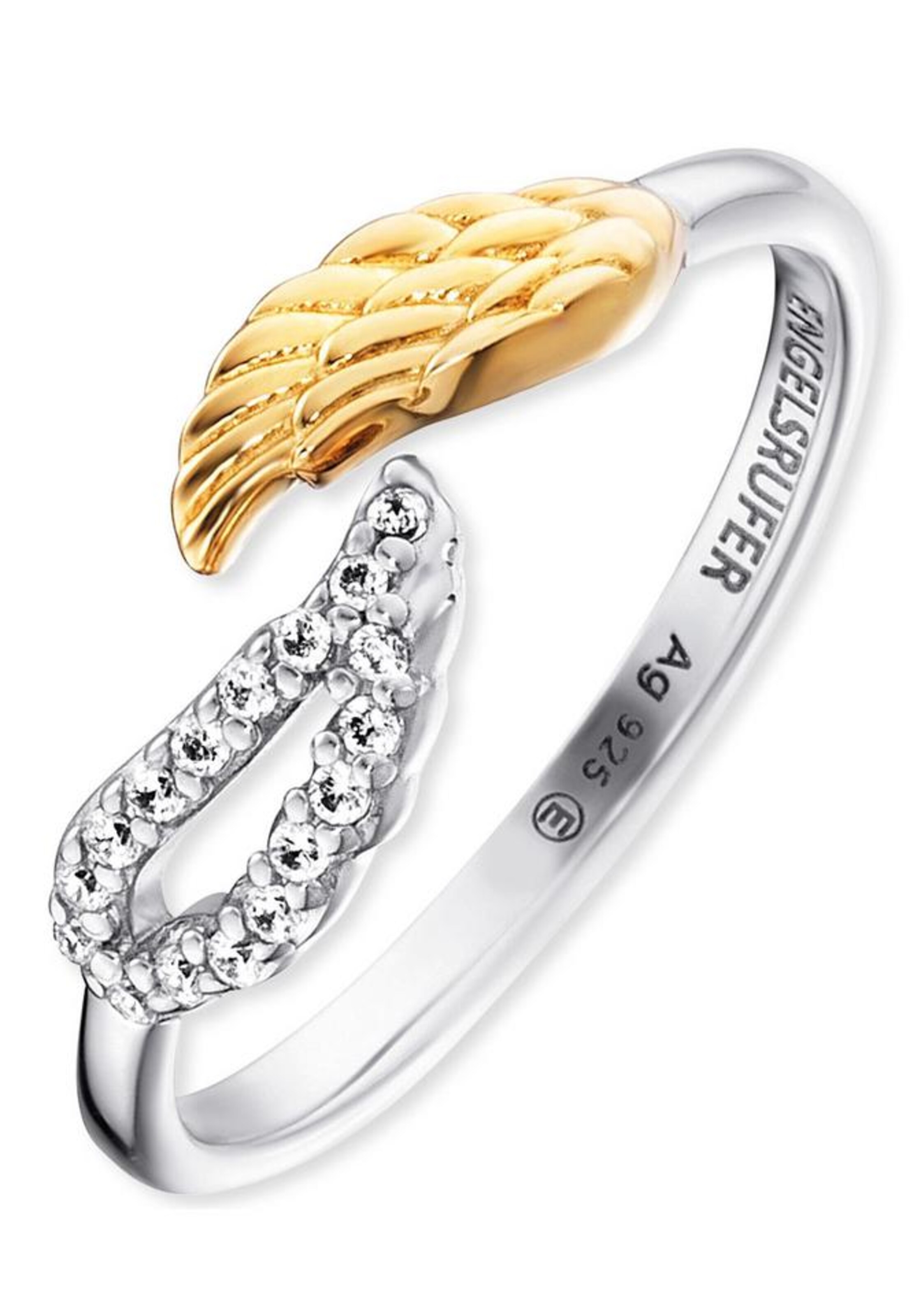 Engelsrufer Ring in Silber: Vorderseite