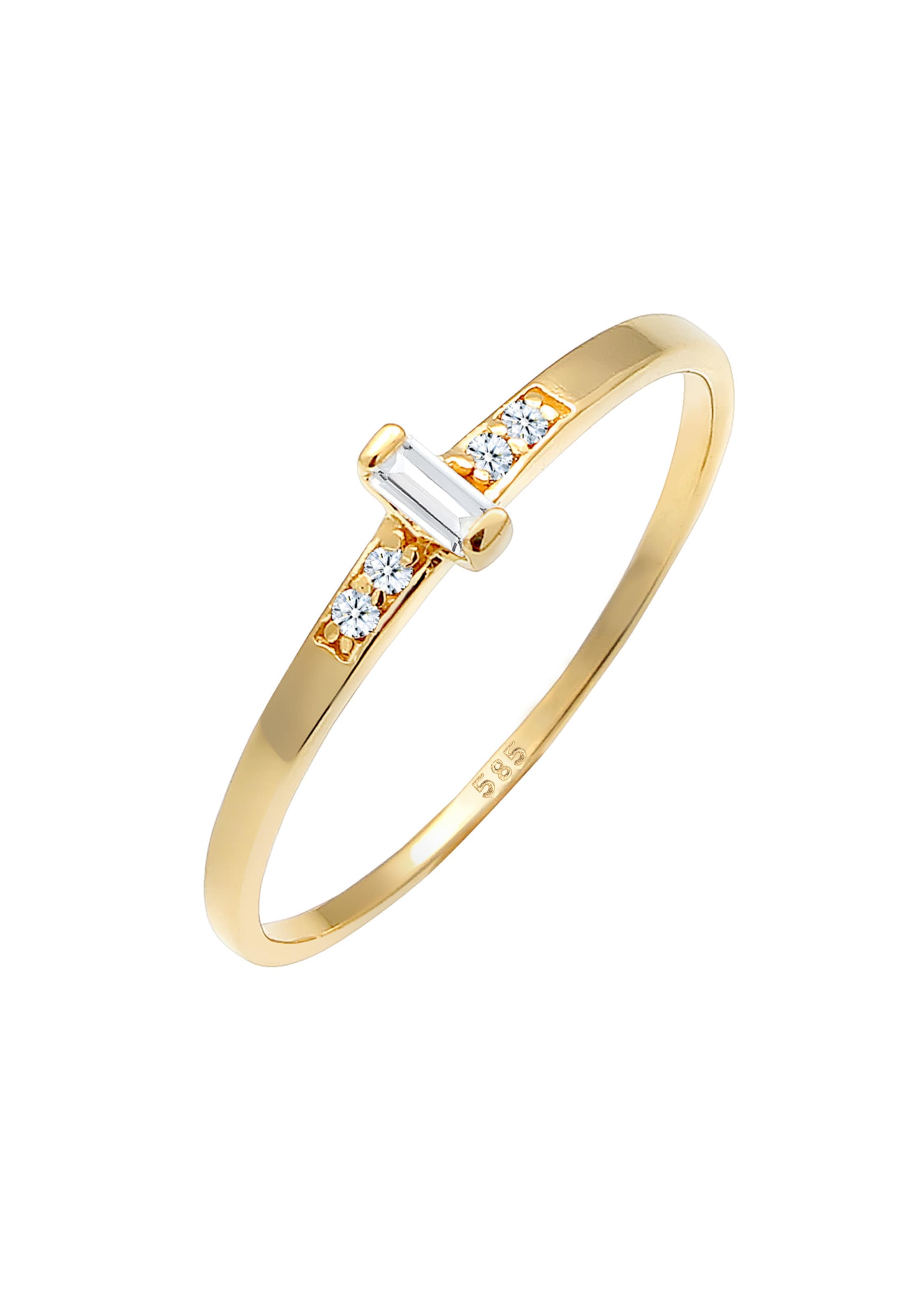Elli DIAMONDS Ring in Gold: front