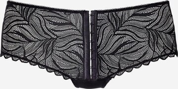 PETITE FLEUR GOLD Panty in Schwarz: predná strana