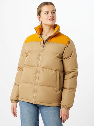 CONVERSE Winter jacket in Brown: front