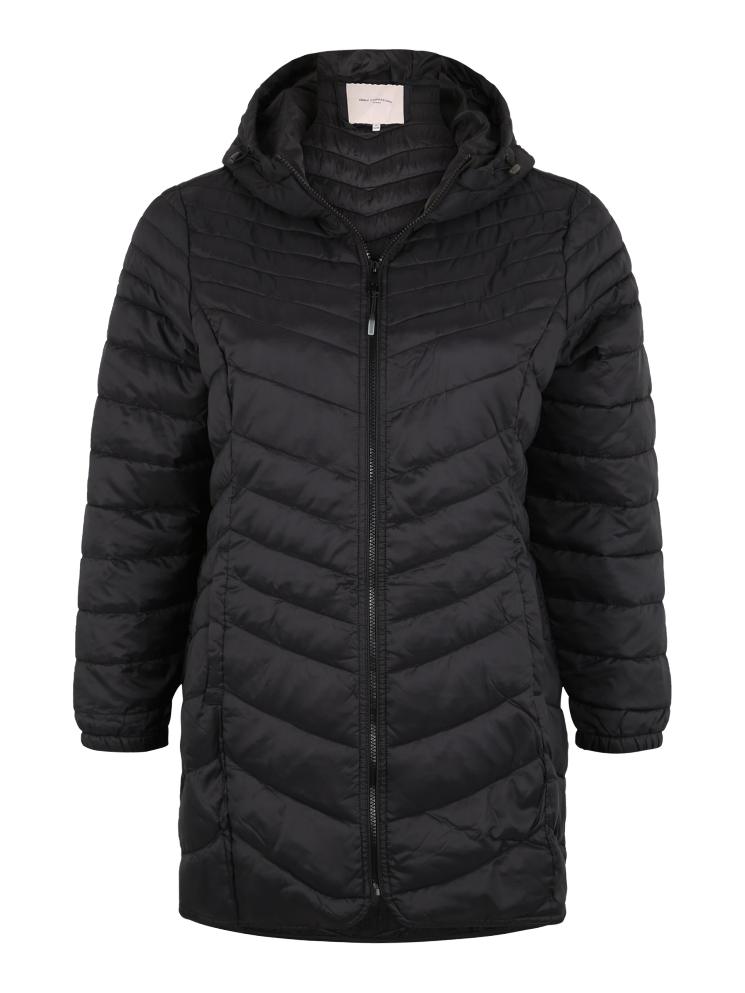 ONLY Carmakoma - Tussenjas 'CARDEMI AW NYLON COAT OTW' in de kleur Zwart