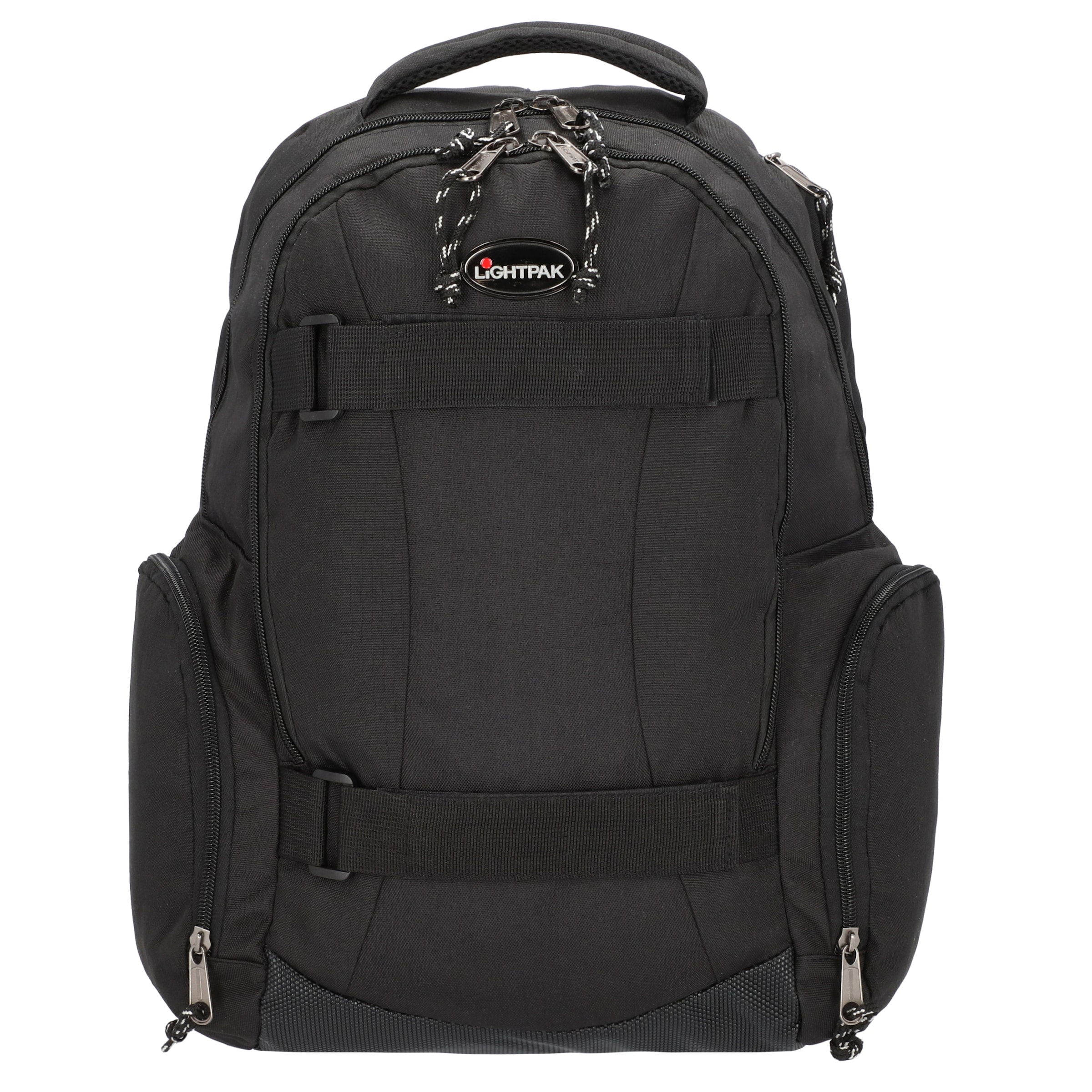 Lightpak Rucksack 'Hawk' in Schwarz: Vorderseite