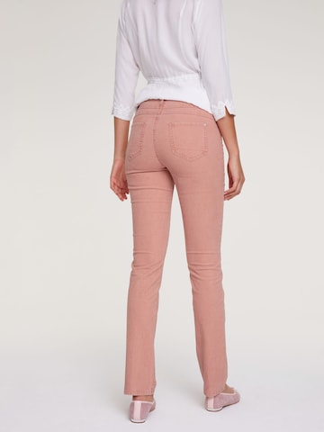 heine - Slimfit Pantalón en rosa: atrás