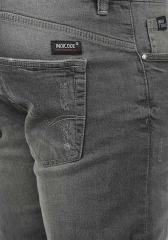 INDICODE JEANS Slimfit 5-Pocket-Jeans 'Aldersgate' in Grau