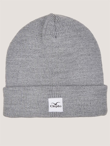 Cleptomanicx Beanie in Grey: front