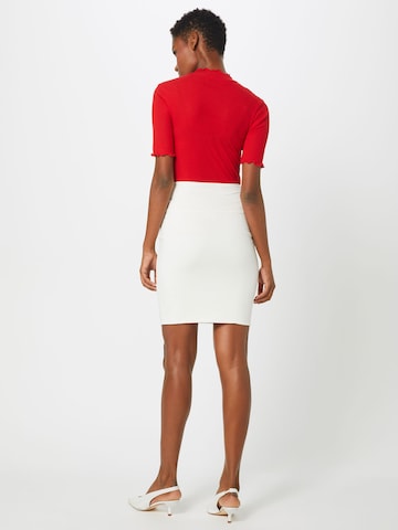 Kaffe Skirt 'Penny' in White: back