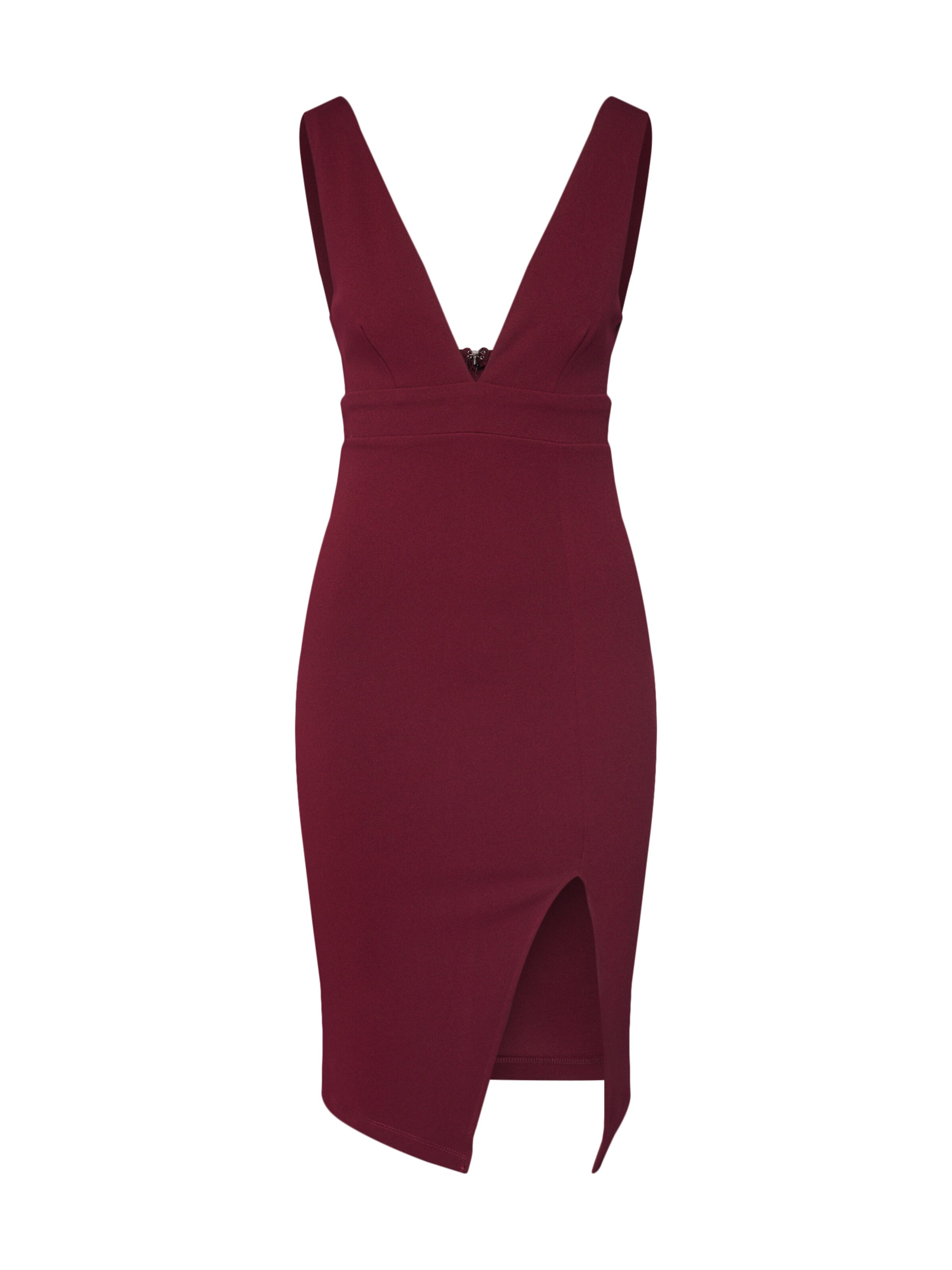 Parallel Lines - Cocktailjurk 'Shocking' in de kleur Bessen