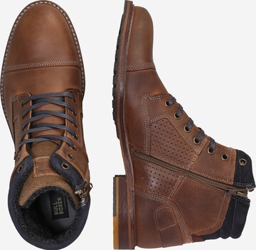 BULLBOXER Lace-Up Boots in Brown