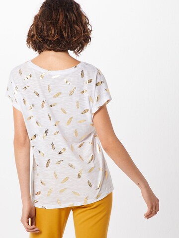 ONLY T-shirt 'FEATHER' i vit: baksida