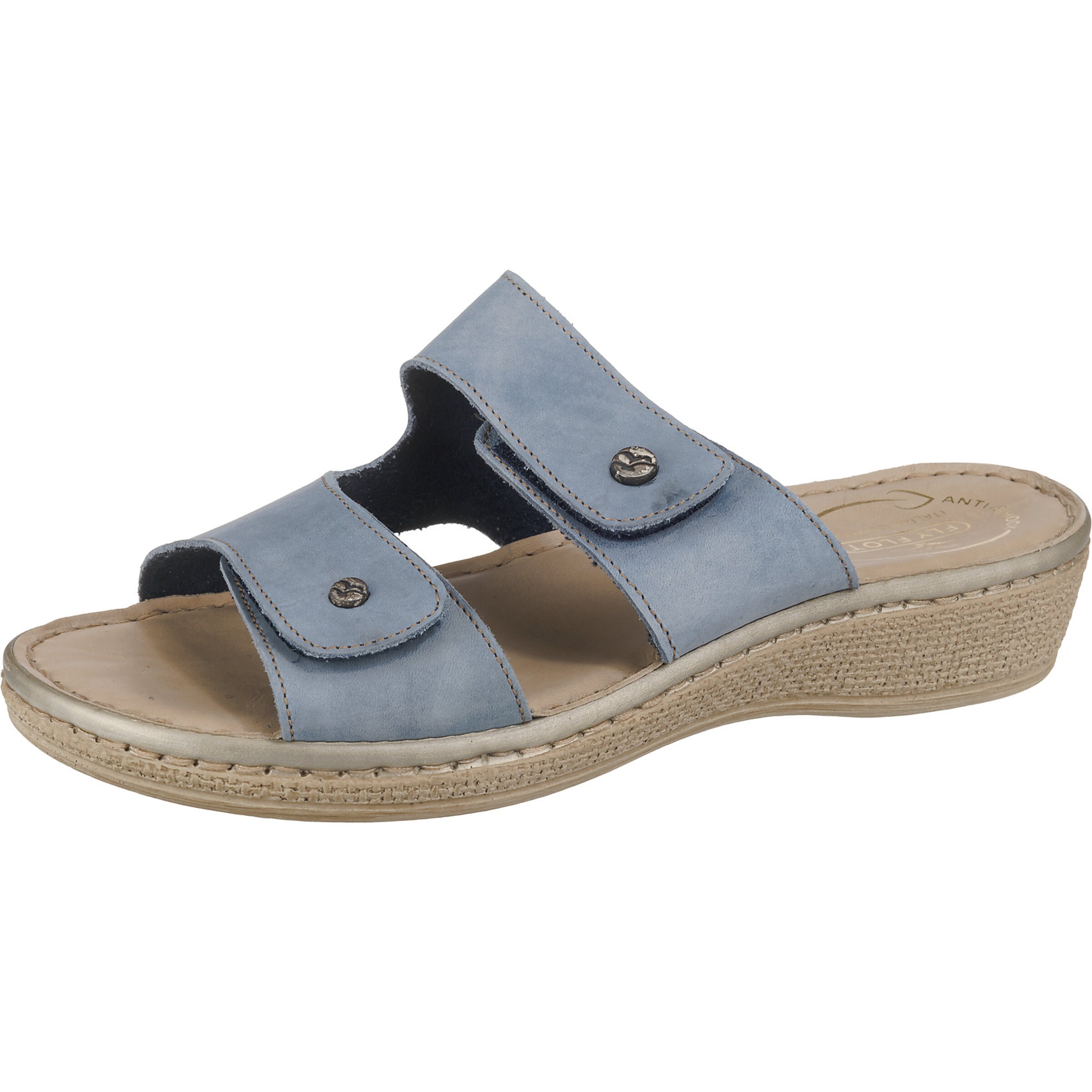 FLY FLOT - Pantoletten in rauchblau