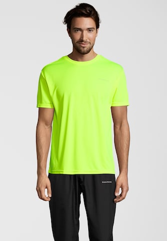 ENDURANCE - Camisa funcionais 'Vernon' em amarelo: frente