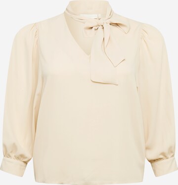 Guido Maria Kretschmer Curvy Blouse 'Liz' in Beige: front