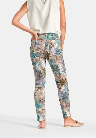 Peter Hahn Skinny Pants 'Barbara' in Mixed colors: front