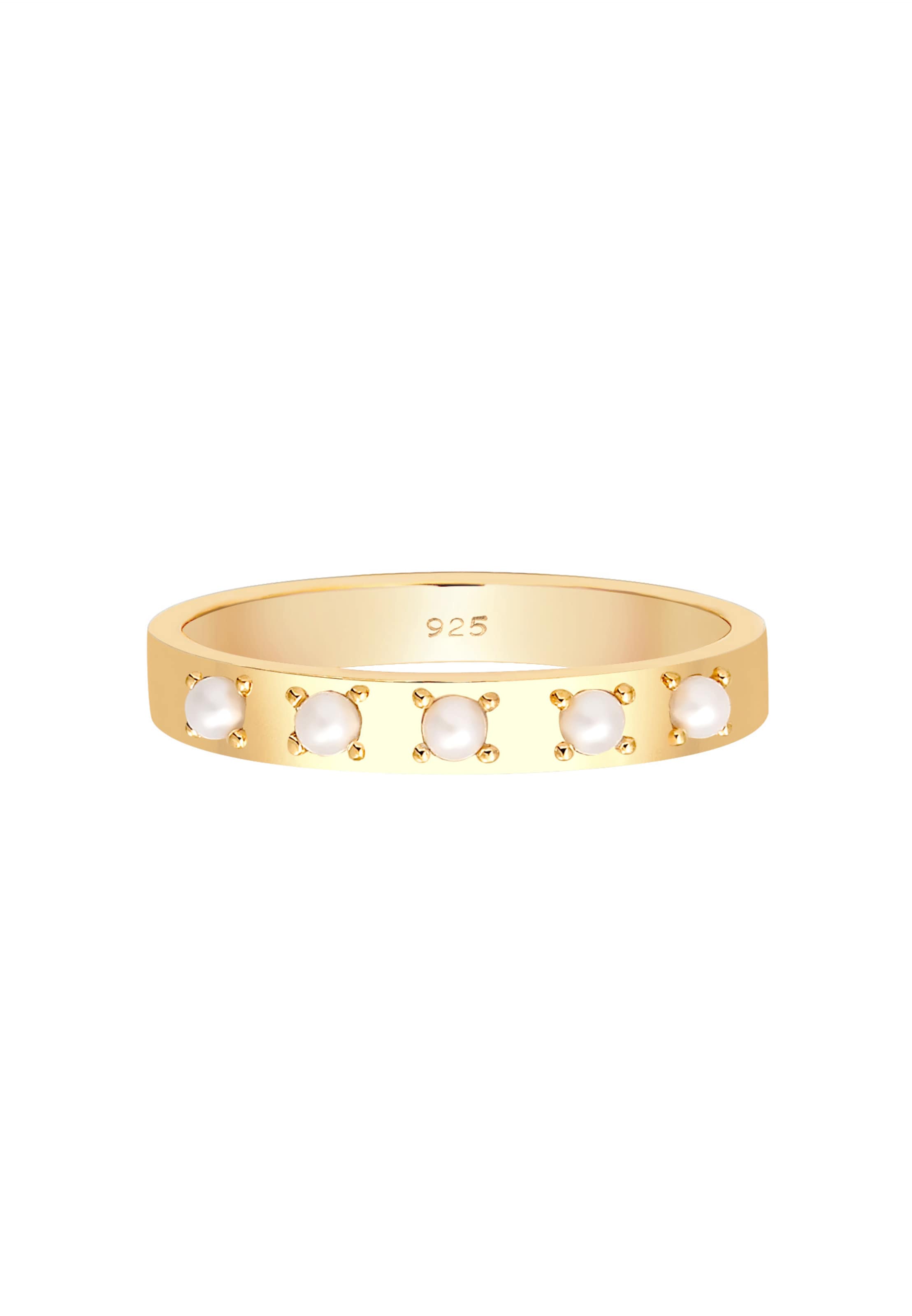 ELLI Ring 'Perlen' in Gold