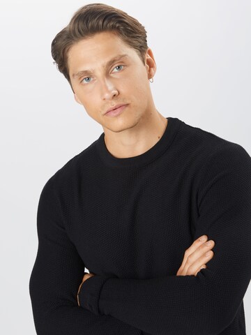 Coupe regular Pull-over 'JJEAaron' JACK & JONES en noir