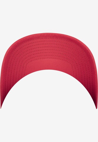 Cappello da baseball '5-Panel Retro' di Flexfit in rosso