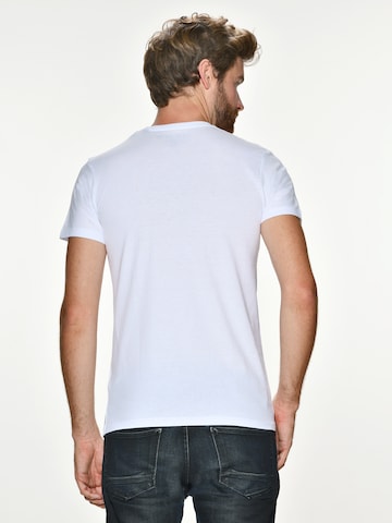 TOP GUN Shirt 'Beach' in White