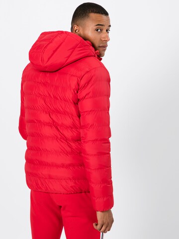 Urban Classics Winter Jacket 'BASIC BUBBLE' in Red: back