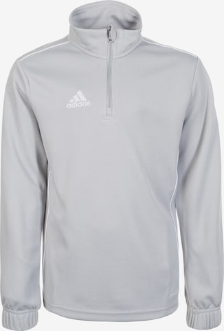 ADIDAS PERFORMANCE Sportief sweatshirt 'Core 18' in Grijs: voorkant