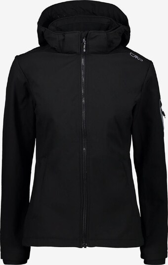 CMP Outdoorjas ' Softshell Hoodie ' in de kleur Zwart, Productweergave